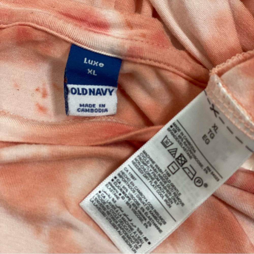 OLD NAVY- Luxe‎ Tie Dye Tank Top Size XL - Picture 4 of 5